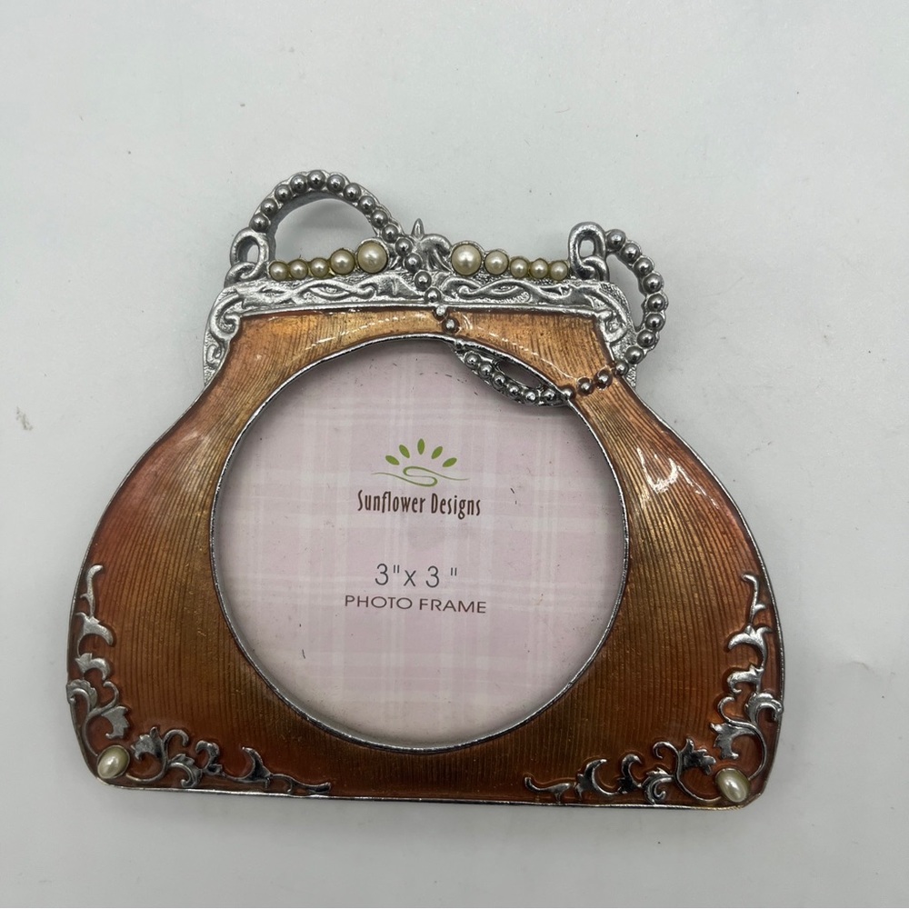Sunflower designs  purse picture frame